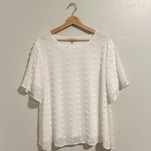 Women's Swiss Dot Top